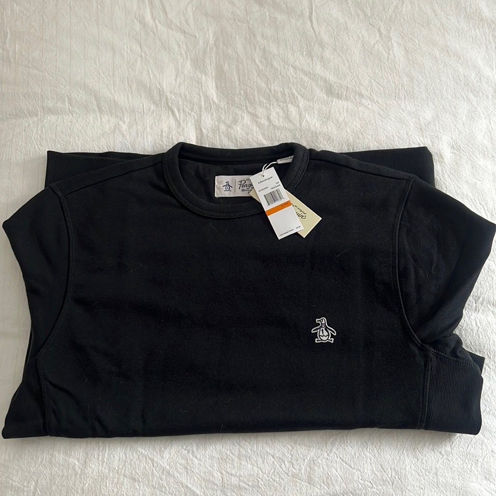NWT Men’s Fleece Sweatshirt Penguin